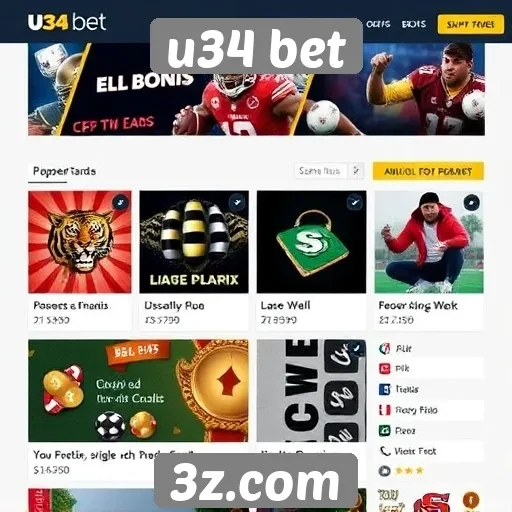 Recursos de bônus e promoções no u34 bet