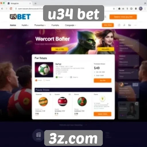 Interface do site u34 bet é amigável para usuários