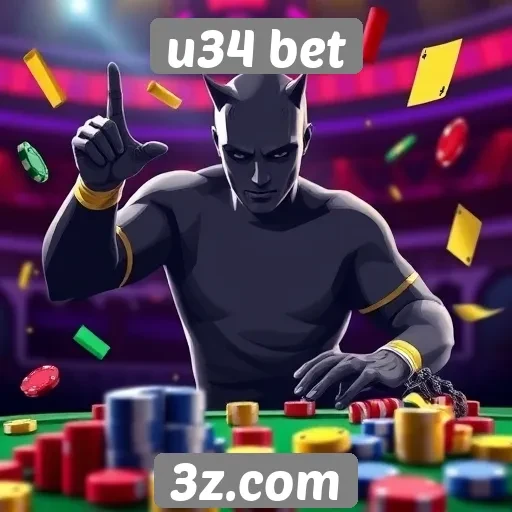 variedade de jogos disponíveis no u34 bet